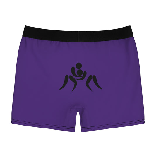 Men's Boxer Briefs: Wrestling Purple