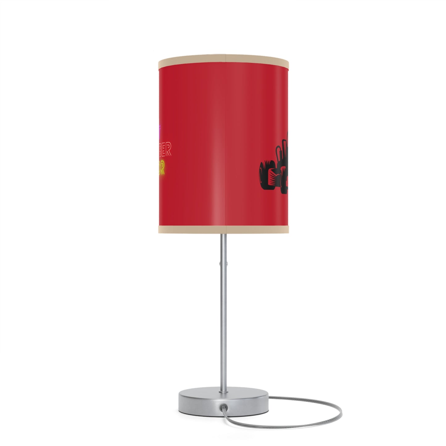 Lamp on a Stand, US|CA plug: Racing Dark Red