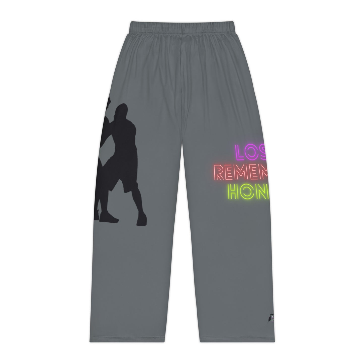 Pambabaeng Pajama Pants: Basketball Dark Grey 