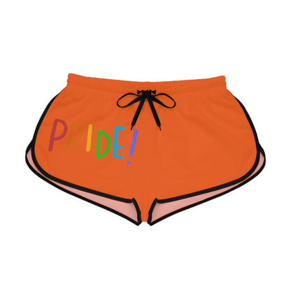 Women's Relaxed Shorts: LGBTQ Pride Orange