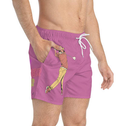 Swim Trunks: Golf Lite Pink