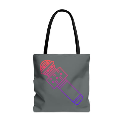 Tote Bag: Music Dark Grey