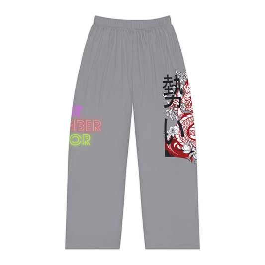 Women's Pajama Pants: Dragons Grey