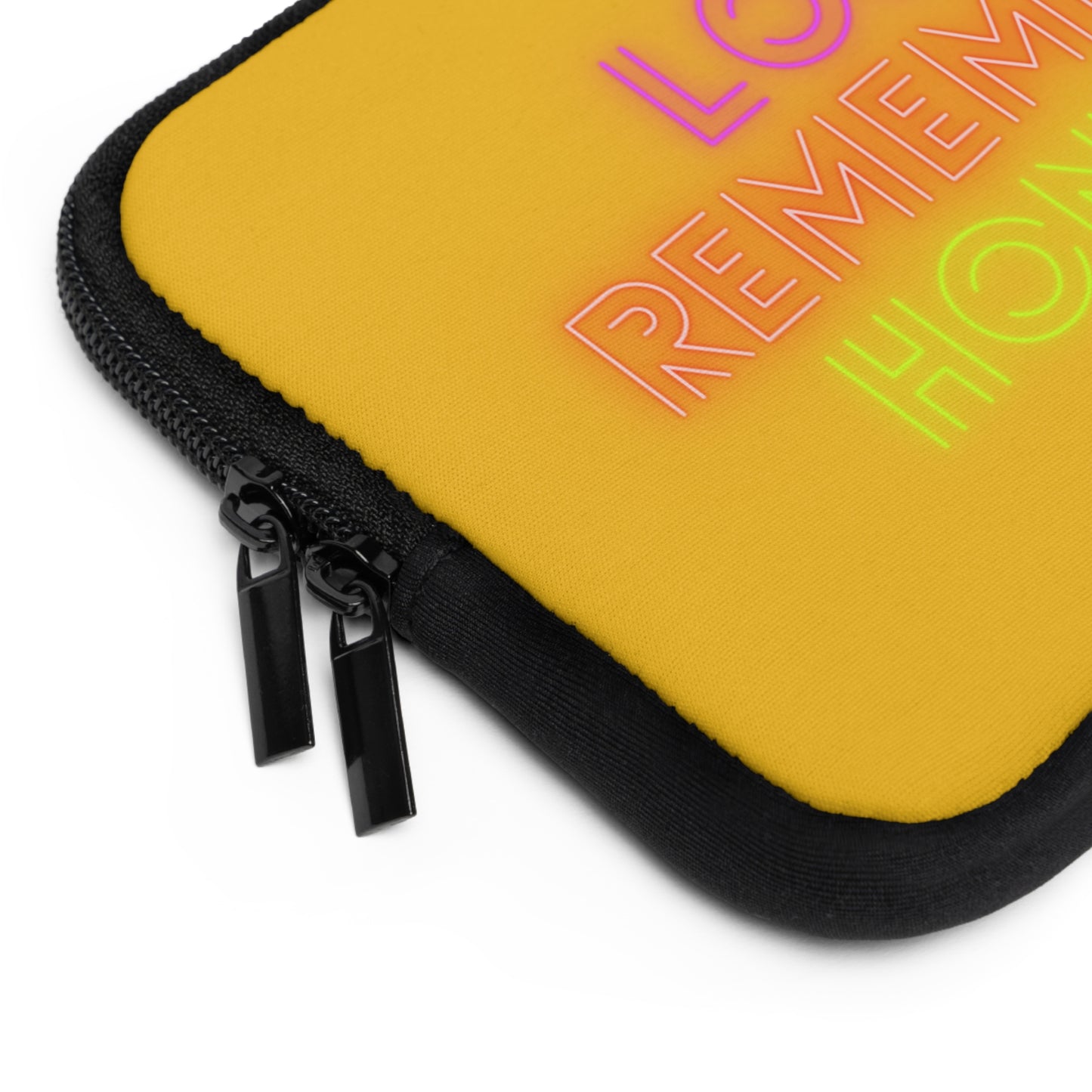 Laptop Sleeve: Lost Remember Honor Yellow