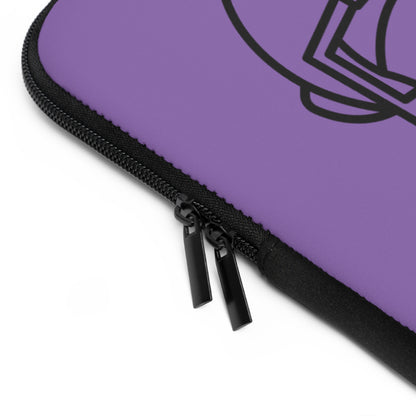 Laptop Sleeve: Football Lite Purple