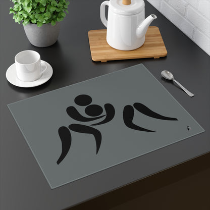 Placemat, 1pc: Wrestling Dark Grey