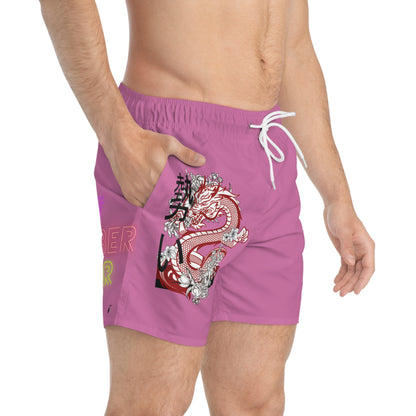 Swim Trunks: Dragons Lite Pink