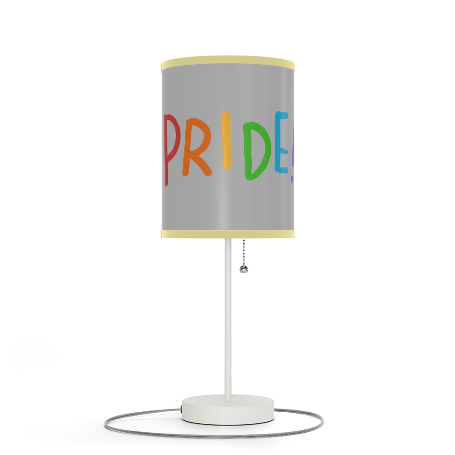 Lamp on a Stand, US|CA plug: LGBTQ Pride Lite Grey 