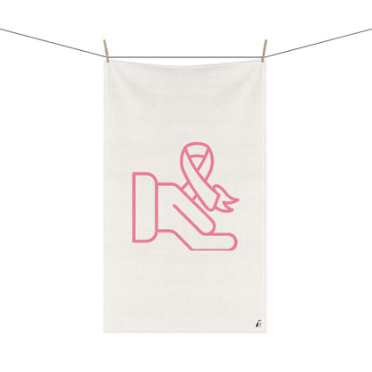 Kitchen Towel: Fight Cancer White
