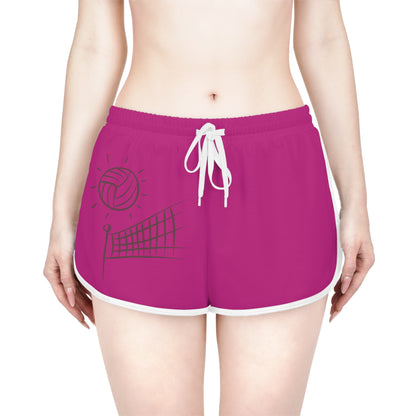 Women's Relaxed Shorts: Volleyball Pink