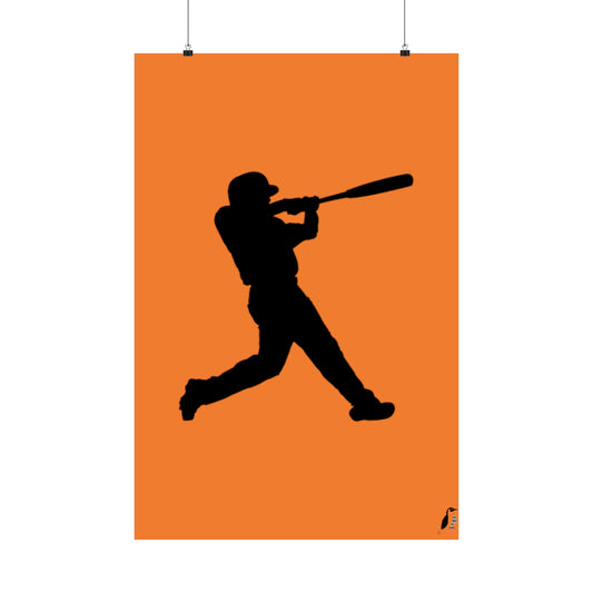 Premium Matte Vertical Posters: Baseball Crusta