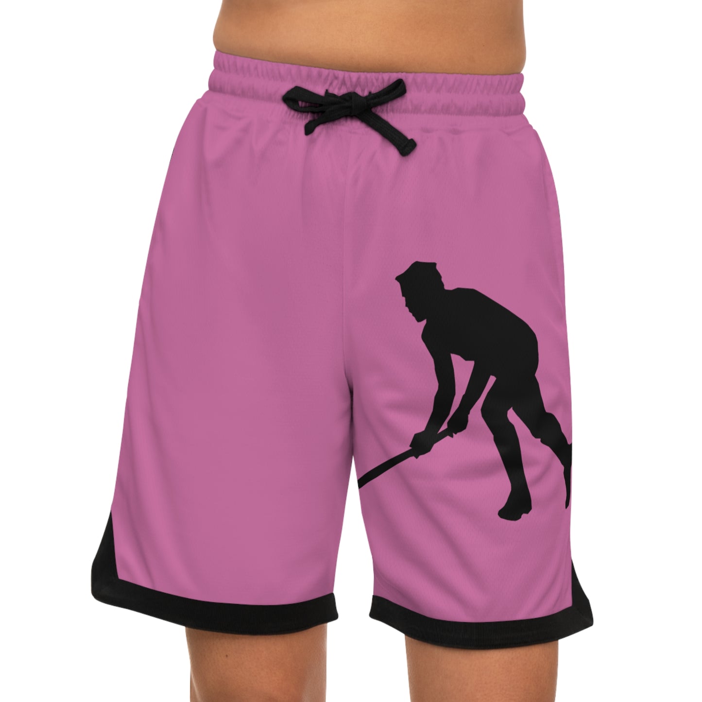 Basketball Rib Shorts: Hockey Lite Pink