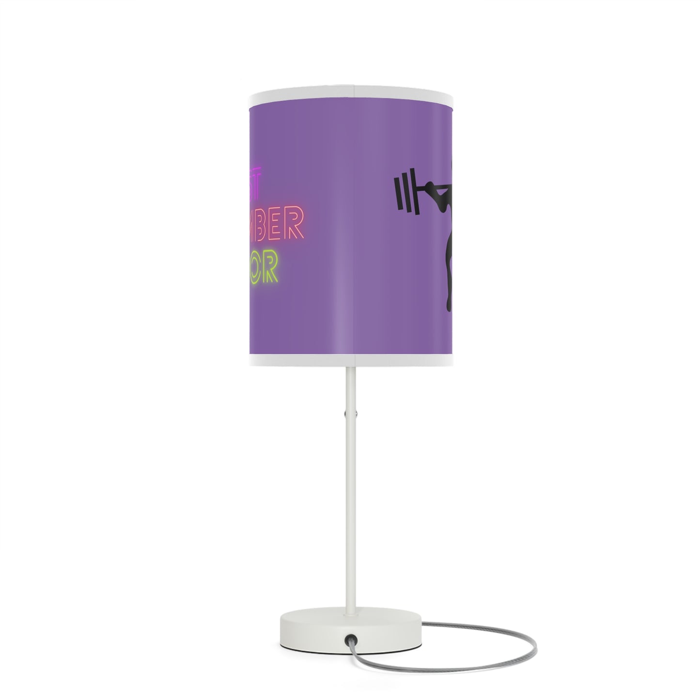 Lamp on a Stand, US|CA plug: Weightlifting Lite Purple