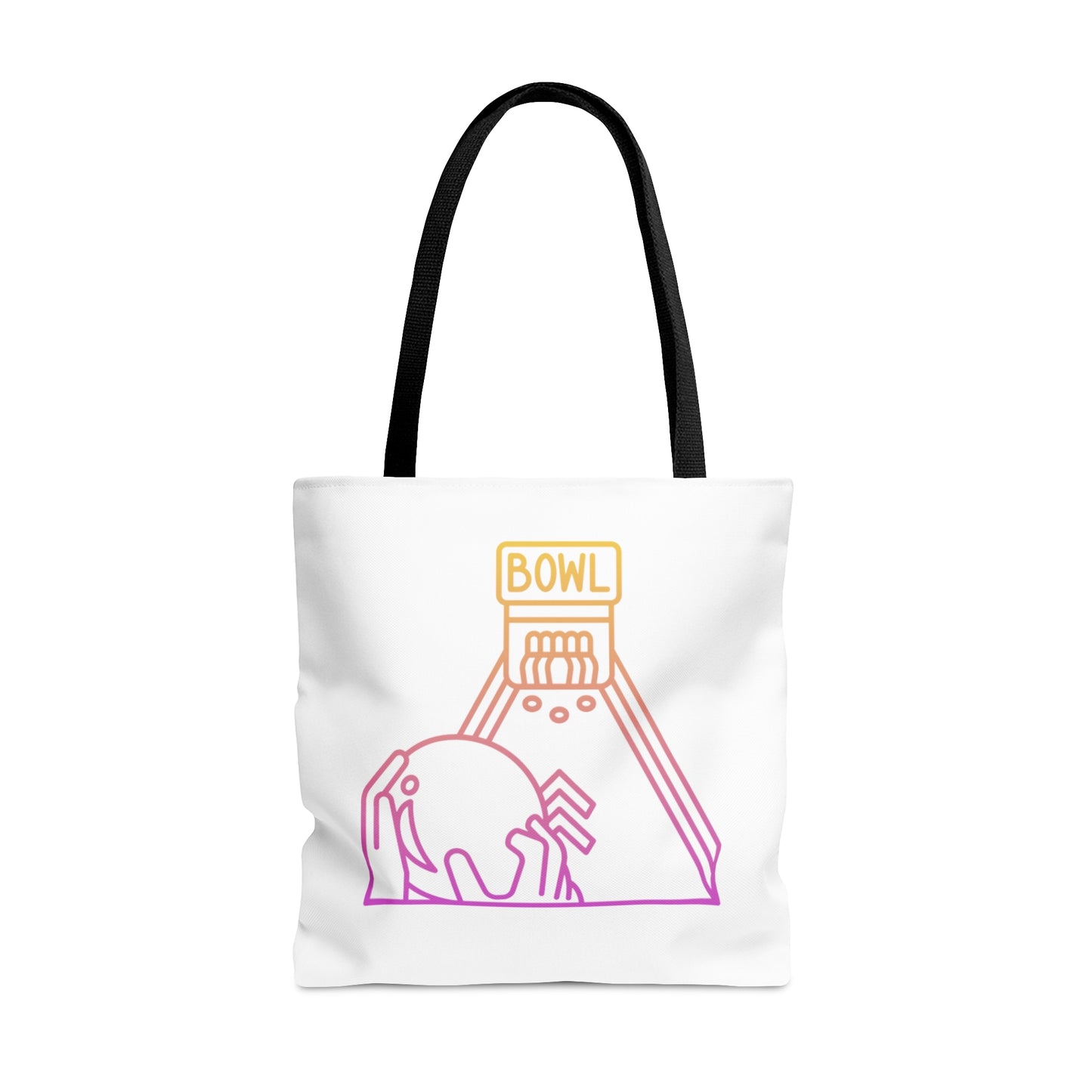 Tote Bag: Bowling White