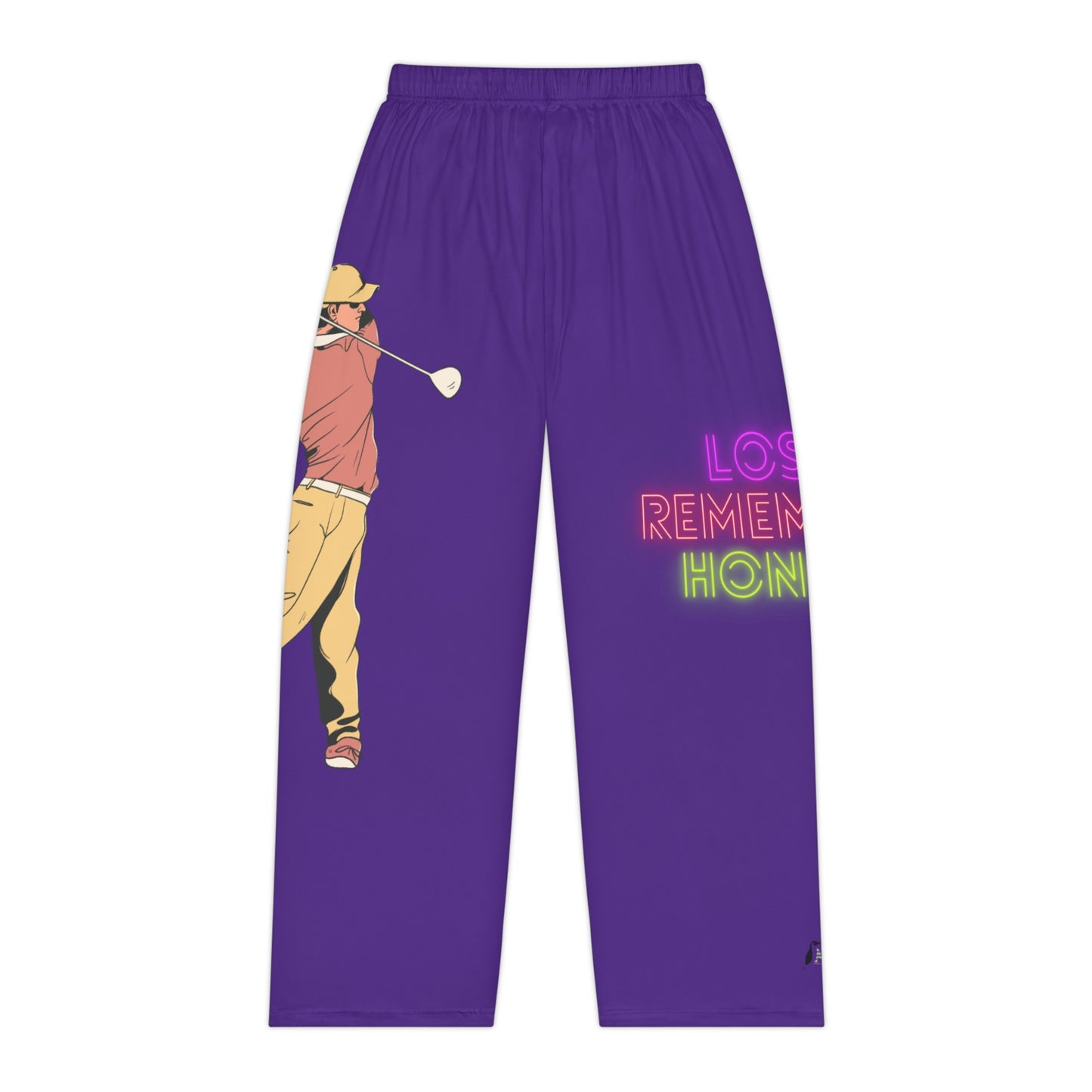 Women's Pajama Pants: Golf Purple