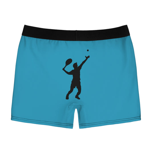 Men's Boxer Briefs: Tennis Turquoise