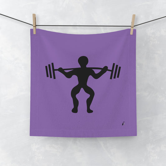 Face Towel: Weightlifting Lite Purple