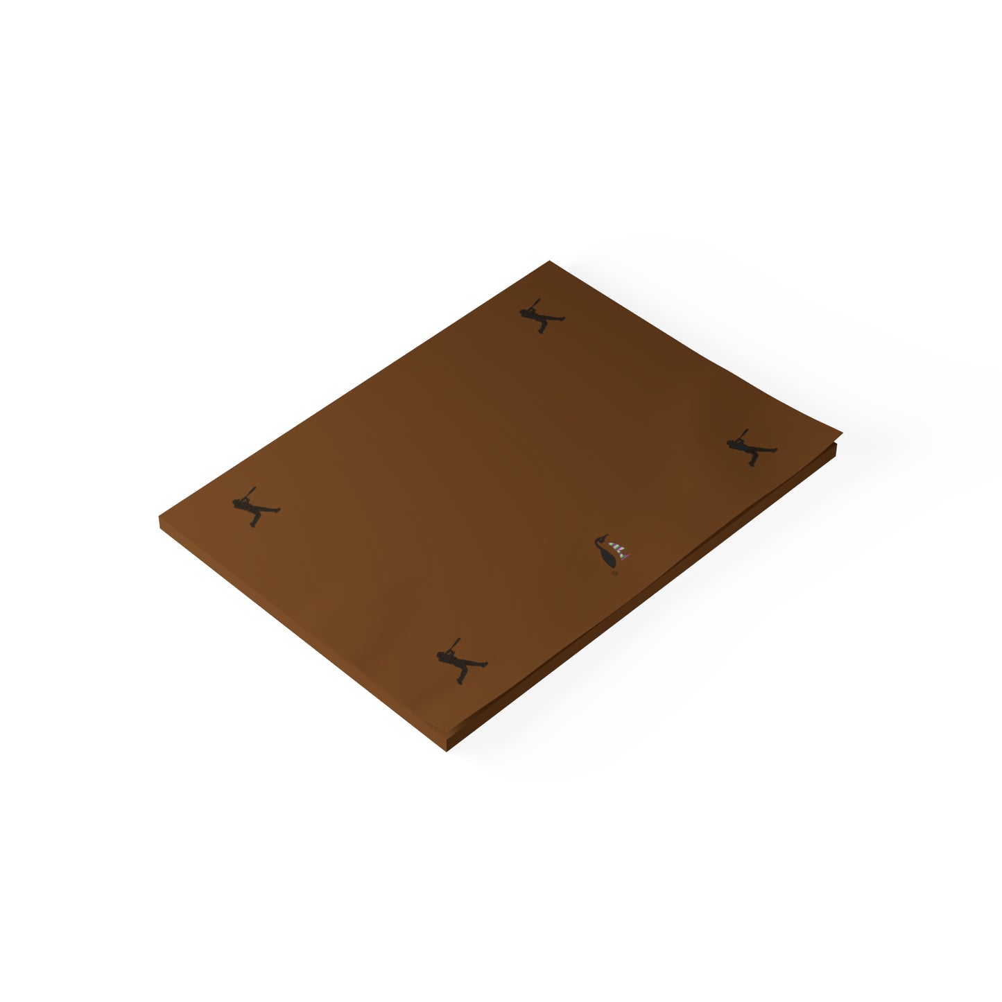 Post-it® Note Pads: Baseball Brown