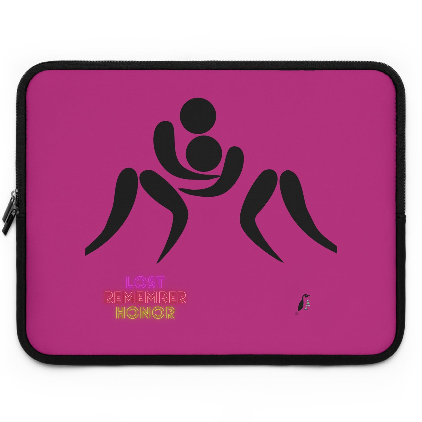 Laptop Sleeve: Wrestling Pink