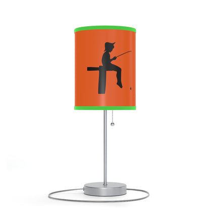 Lamp on a Stand, US|CA plug: Fishing Orange