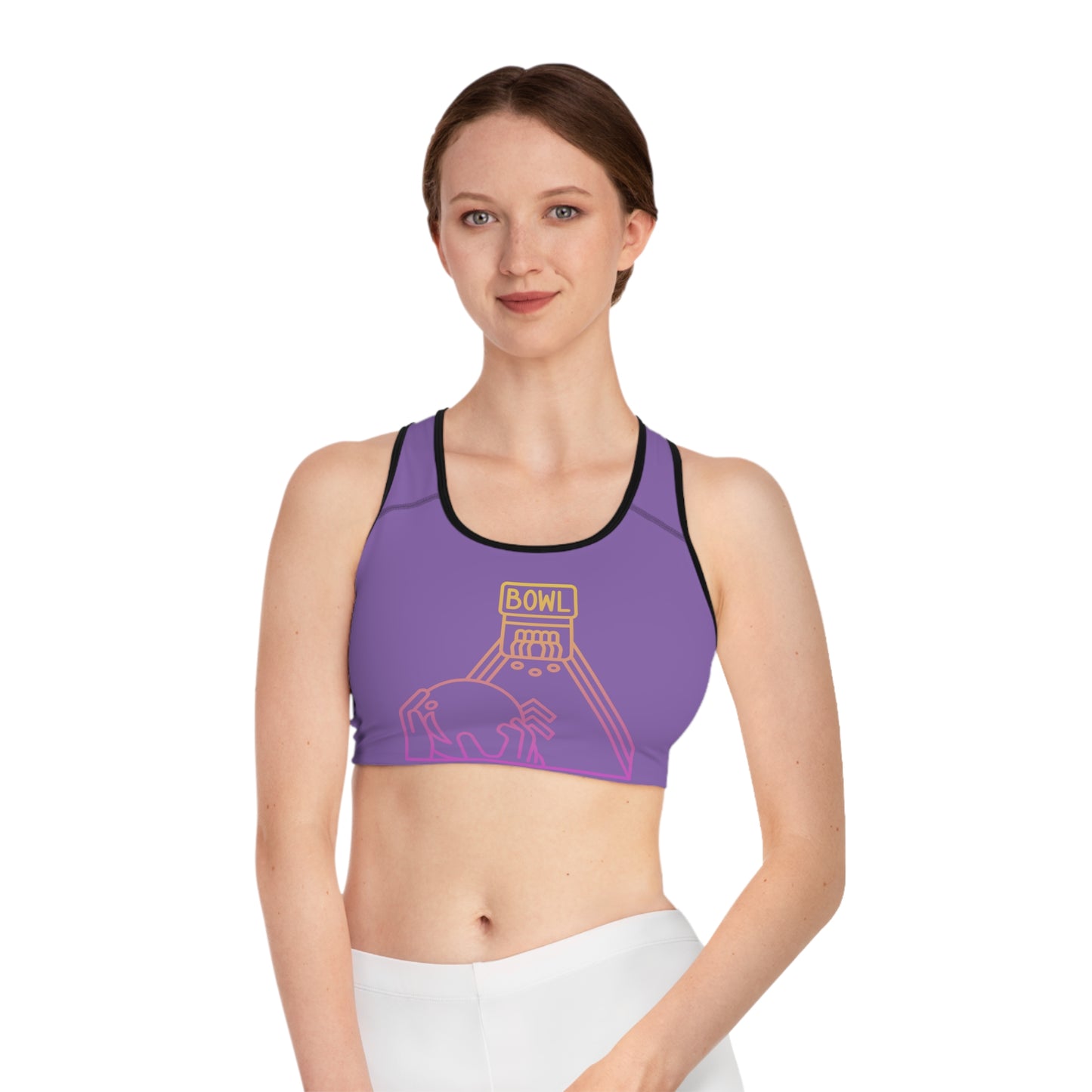 Sports Bra: Bowling Lite Purple