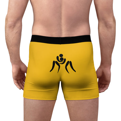 Men's Boxer Briefs: Wrestling Yellow