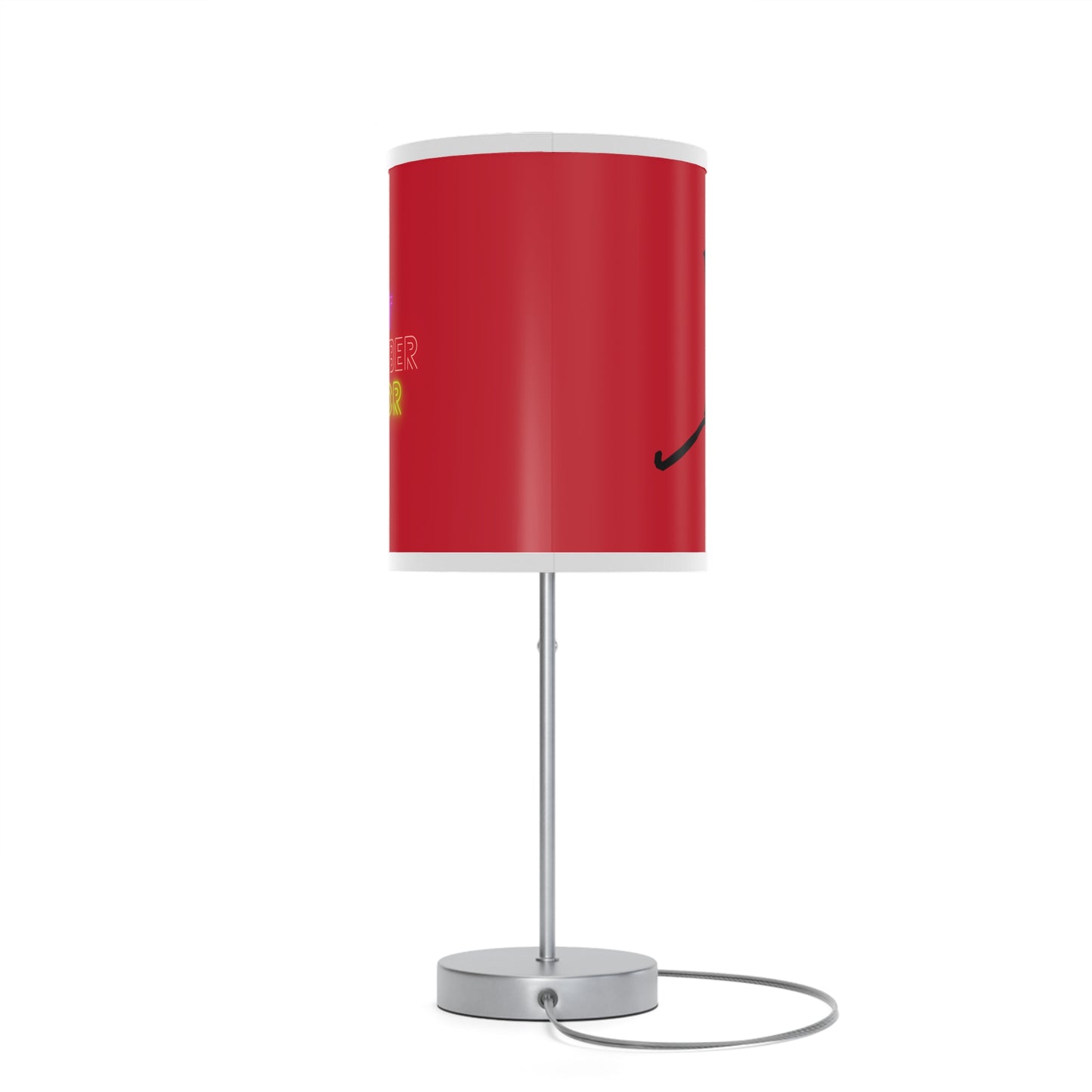 Lamp on a Stand, US|CA plug: Hockey Dark Red