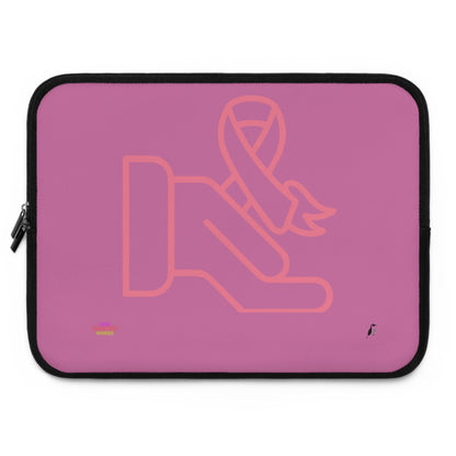 Laptop Sleeve: Fight Cancer Lite Pink