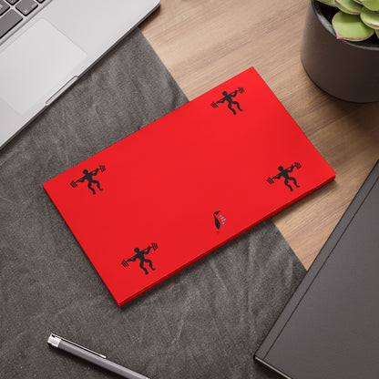 Post-it® Note Pads: Weightlifting Red