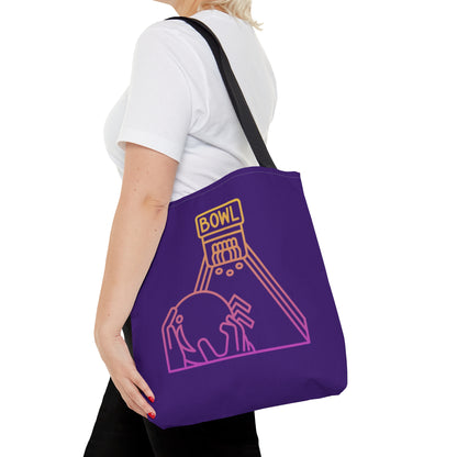 Tote Bag: Bowling Purple