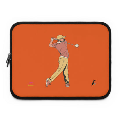 Laptop Sleeve: Golf Orange