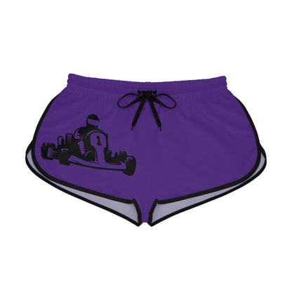 Women's Relaxed Shorts: Racing Purple