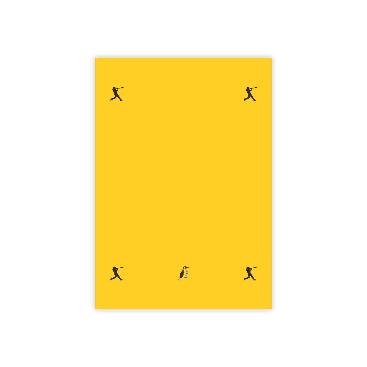 Post-it® Note Pads: Baseball Yellow