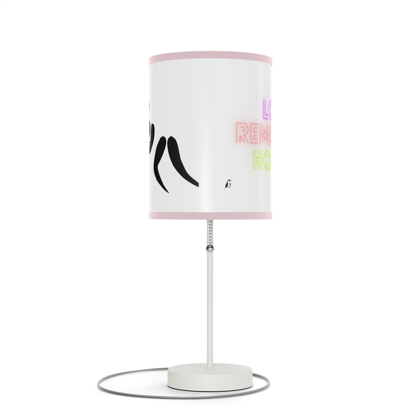 Lamp on a Stand, US|CA plug: Wrestling White