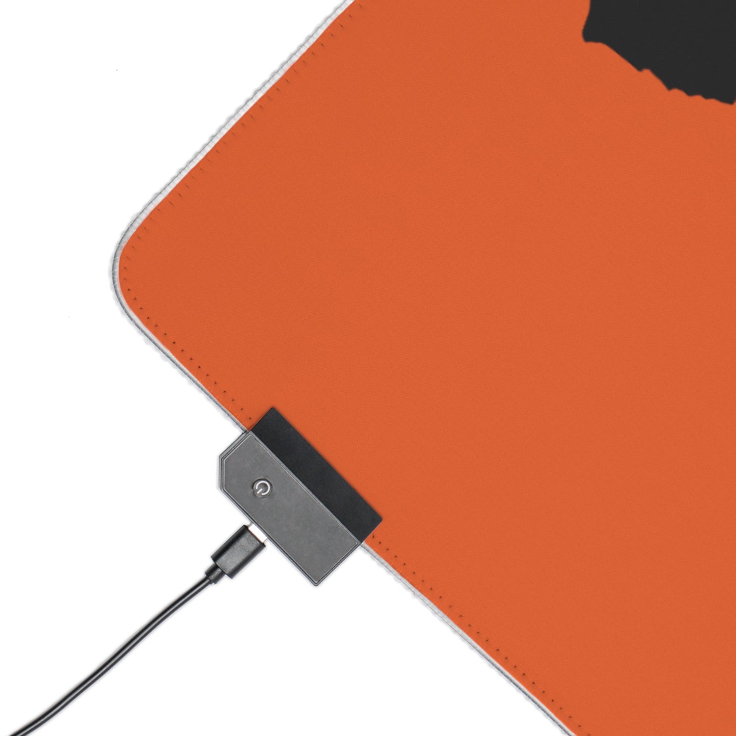 LED Gaming Mouse Pad: Hockey Orange