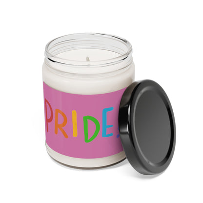 Scented Soy Candle, 9oz: LGBTQ Pride Lite Pink