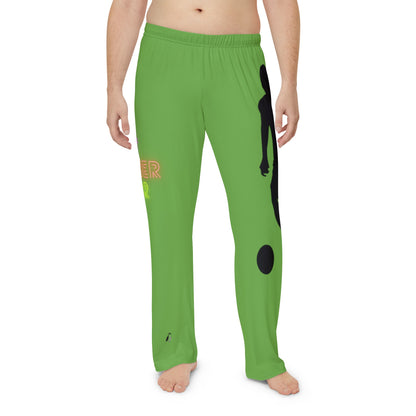 Men's Pajama Pants: Soccer Green