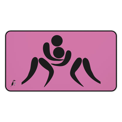 Desk Mat: Wrestling Lite Pink