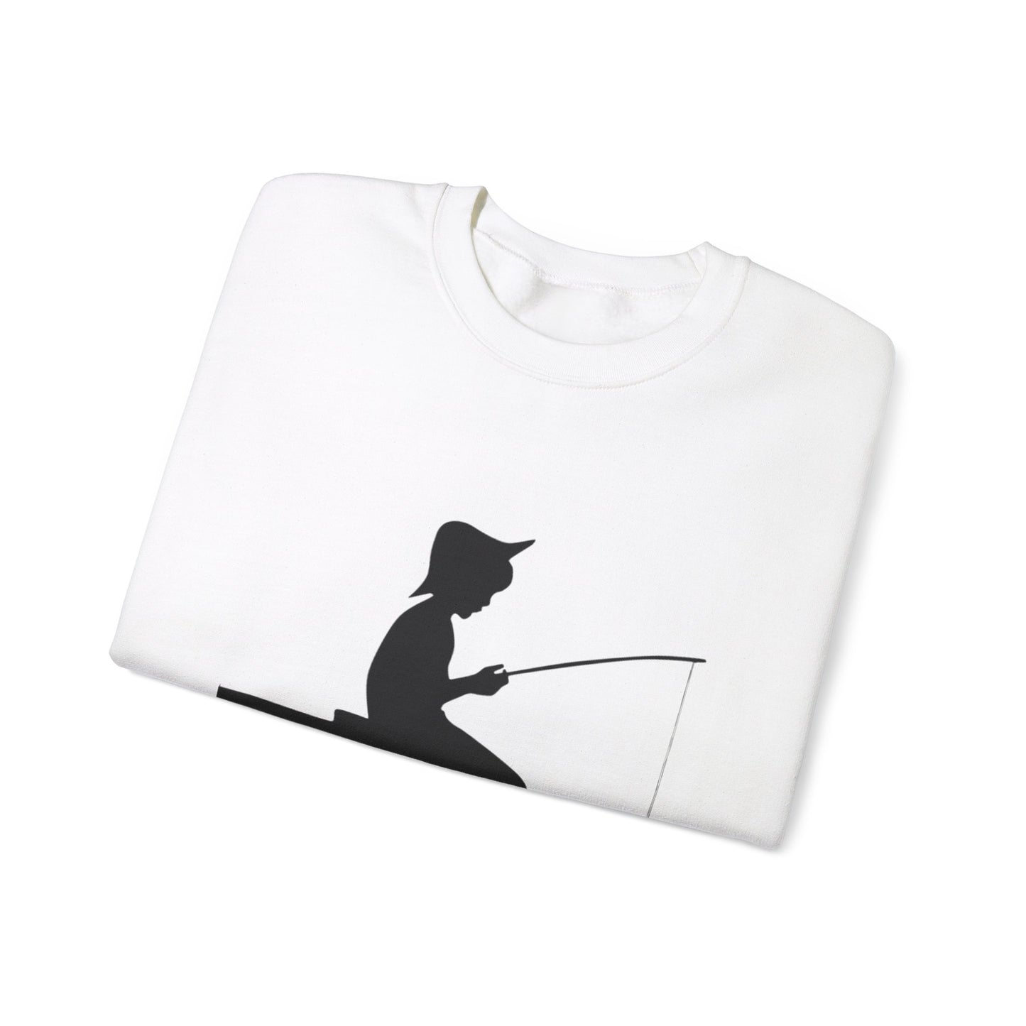 Heavy Blend™ Crewneck Sweatshirt: Fishing #1