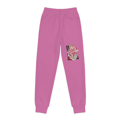 Youth Joggers: Dragons Lite Pink