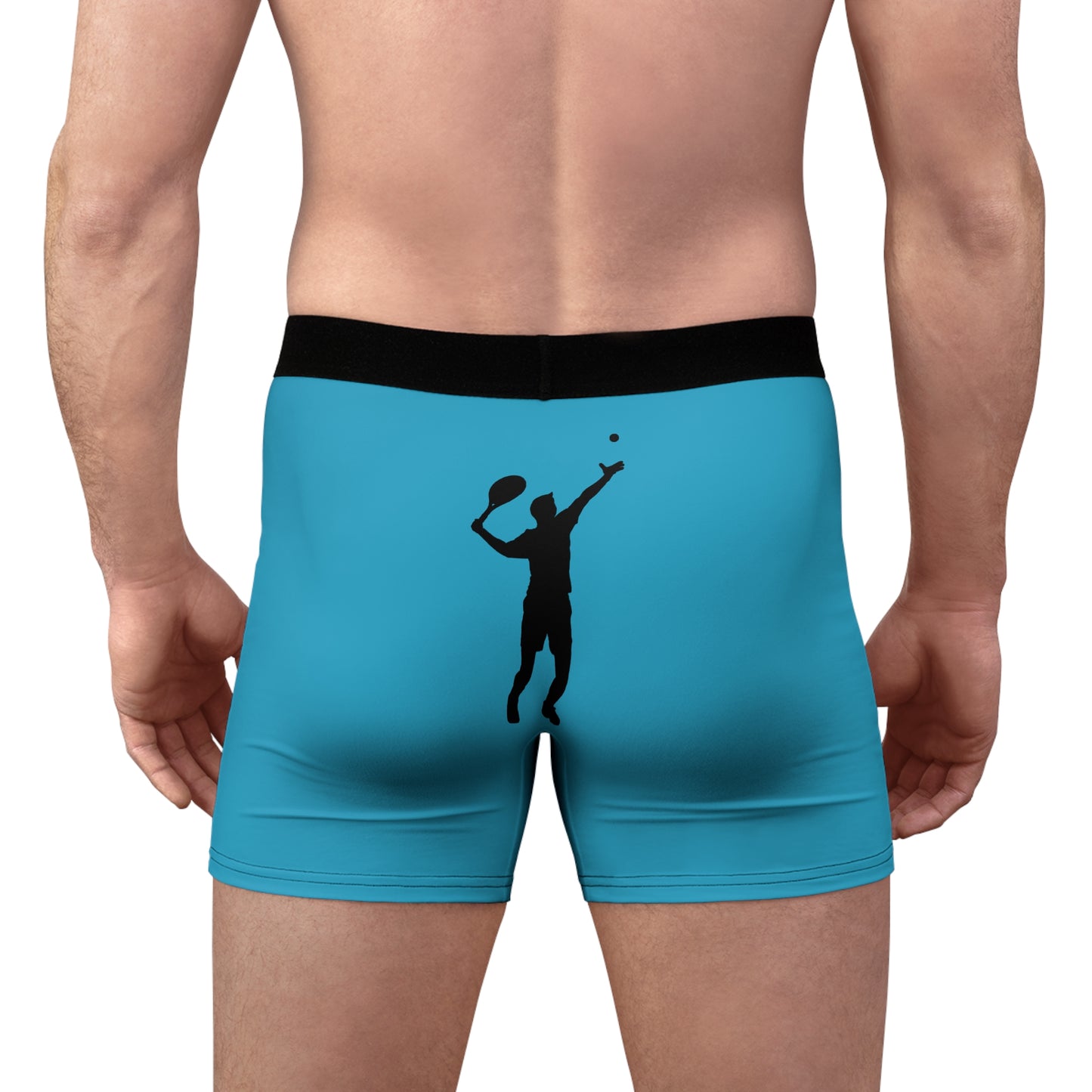 Men's Boxer Briefs: Tennis Turquoise