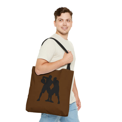 Tote Bag: Basketball Brown