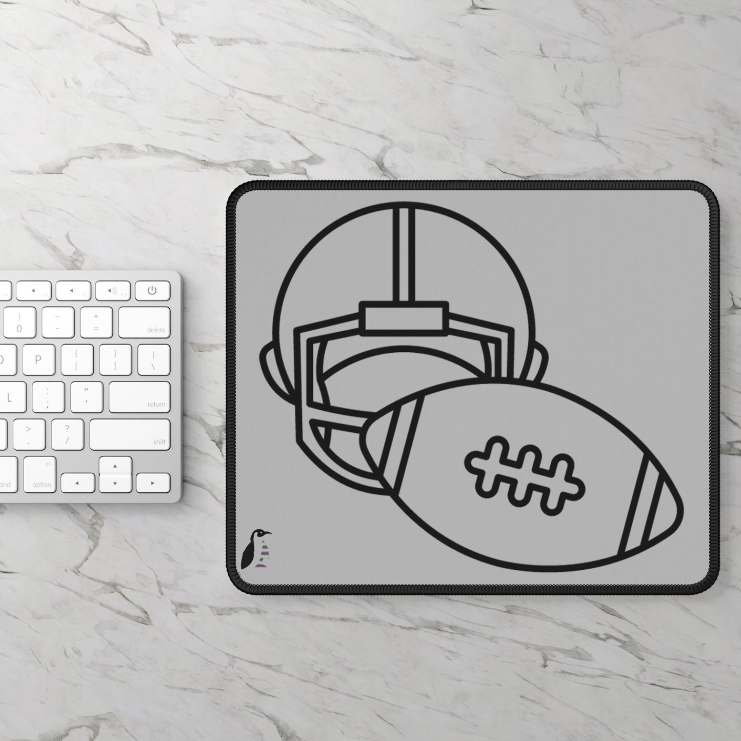 Gaming Mouse Pad: Football Lite Grey