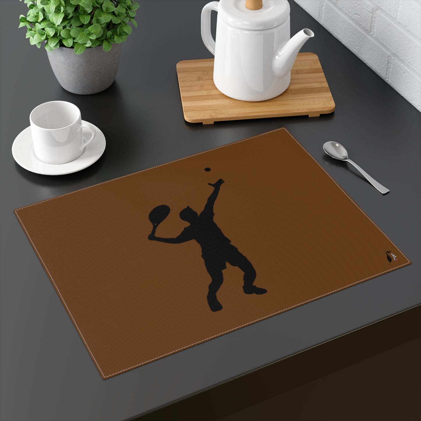 Placemat, 1pc: Tennis Brown