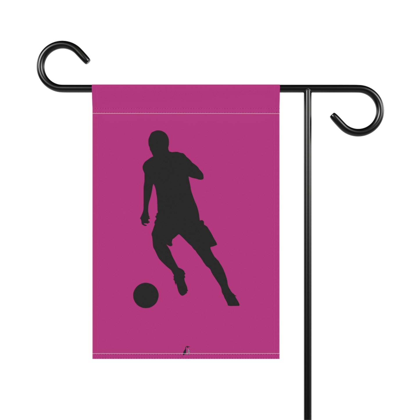 Garden & House Banner: Soccer Pink