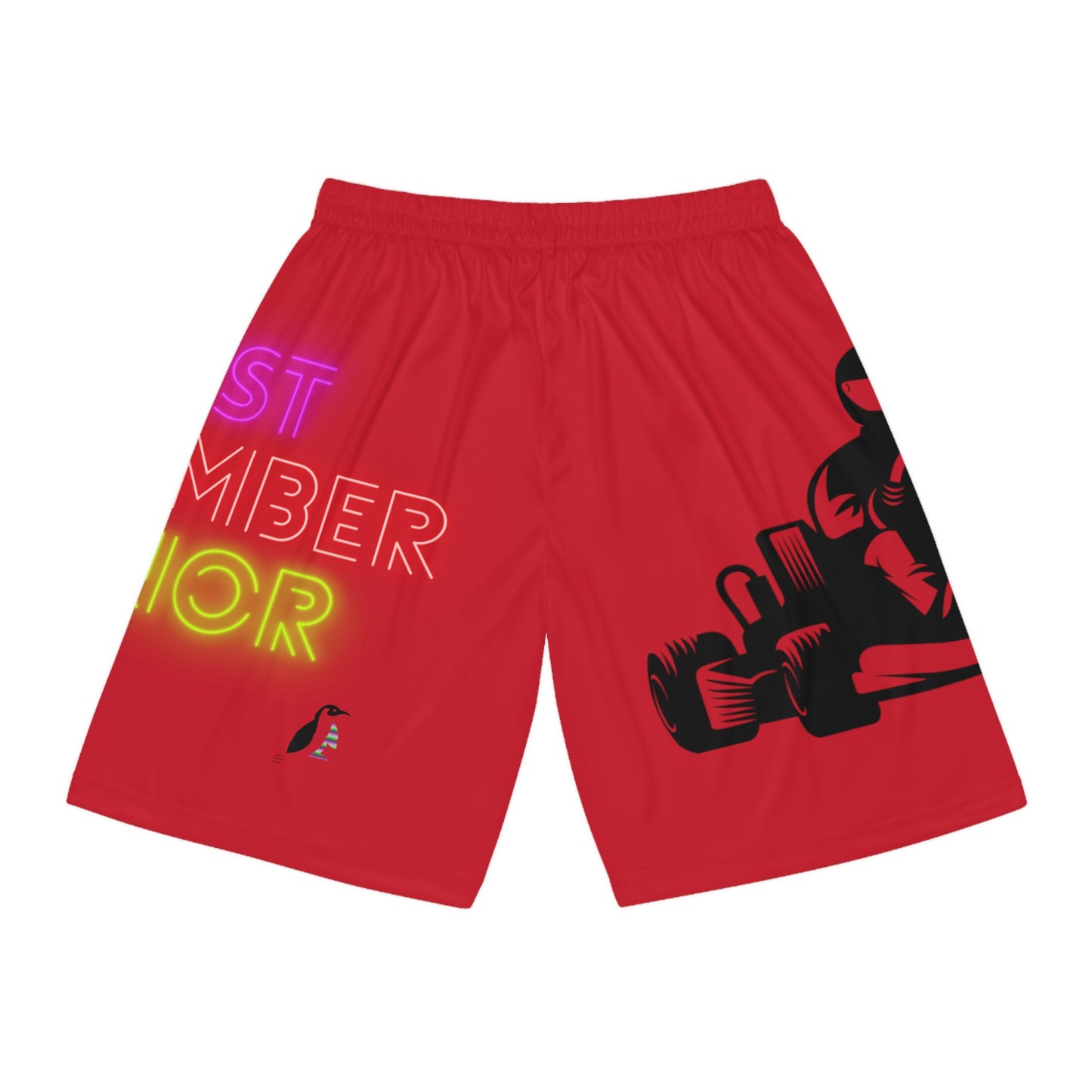 Basketball Shorts: Racing Dark Red