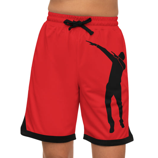 Basketball Rib Shorts: Dance Red