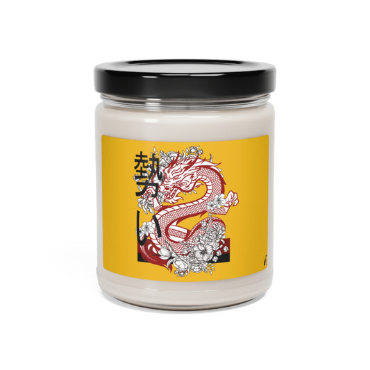 Scented Soy Candle, 9oz: Dragons Yellow