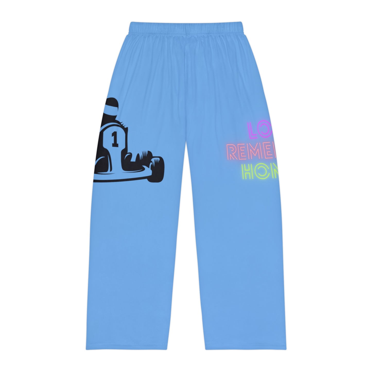 Men's Pajama Pants: Racing Lite Blue