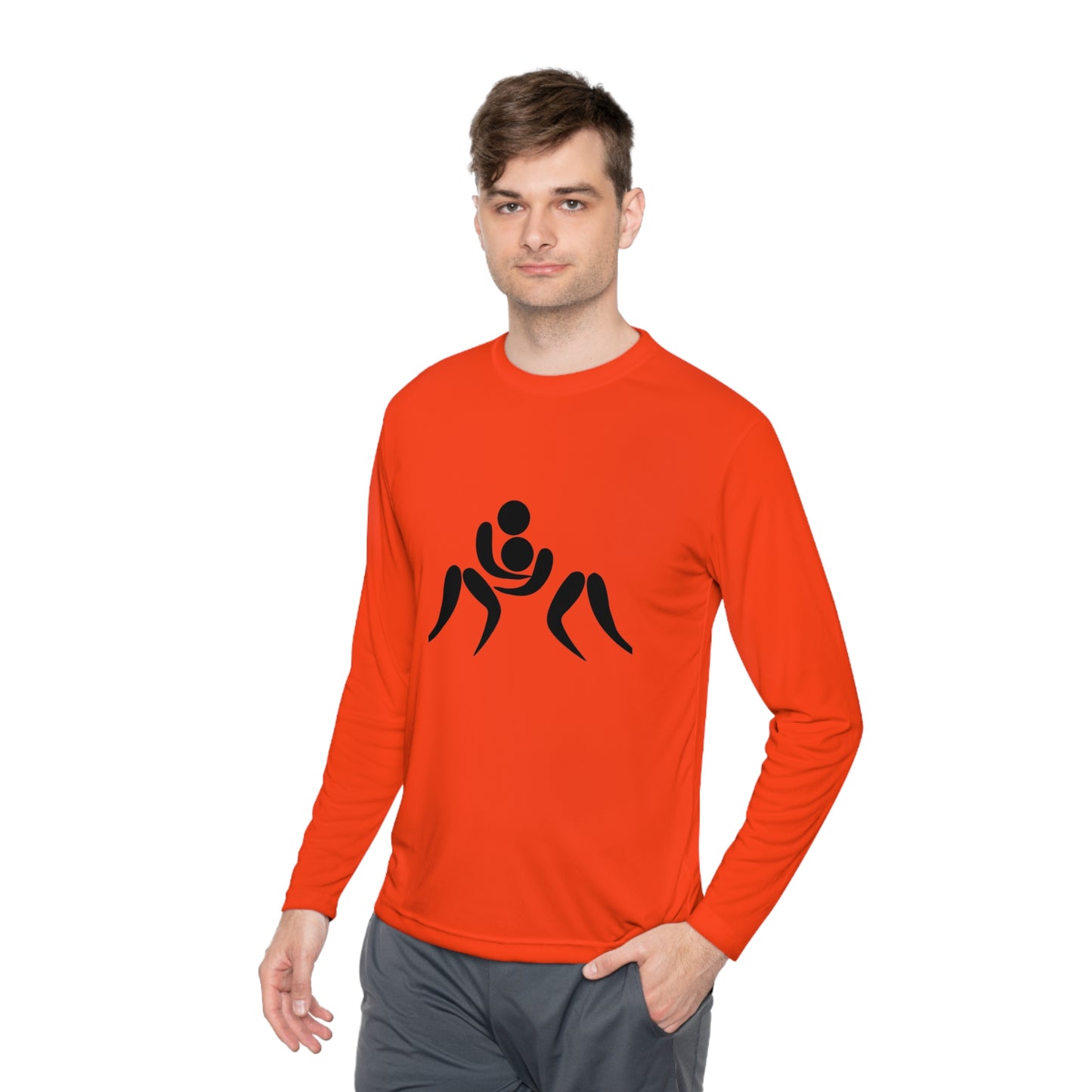 Lightweight Long Sleeve Tee: Wrestling #1